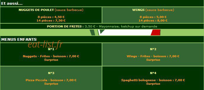 Pizza Italia Express — carte page 5