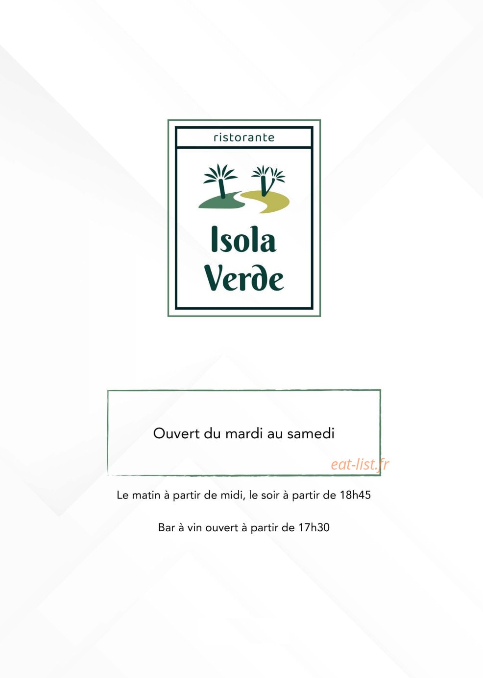 Isola Verde — carte page 1