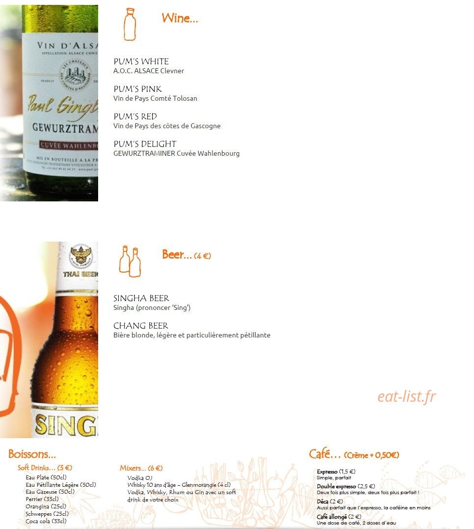 Pum — carte page 8