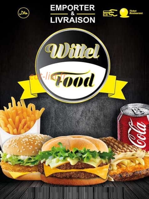 Wittel Food — carte page 1