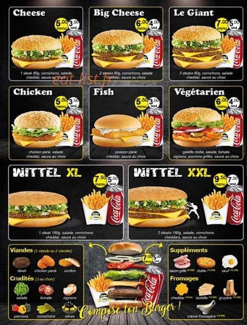 Wittel Food — carte page 2