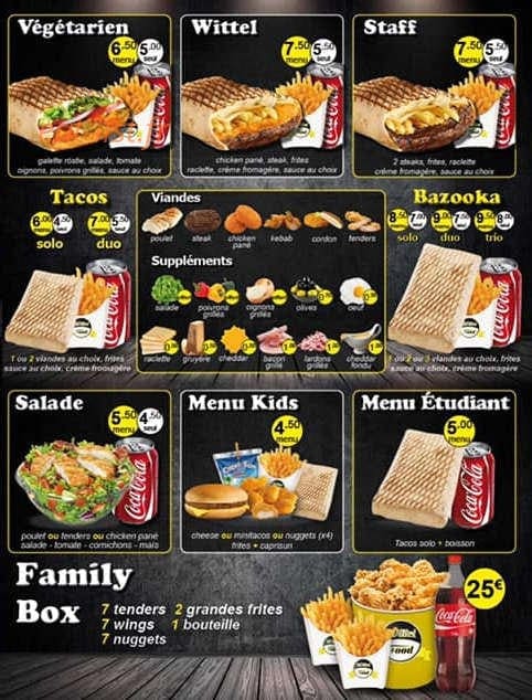 Wittel Food — carte page 3