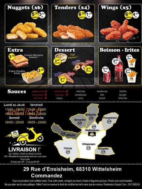 Wittel Food — carte page 4