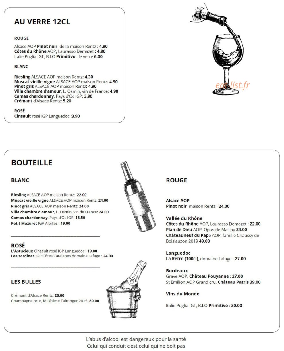 Le Bistro du Hérisson — carte page 5