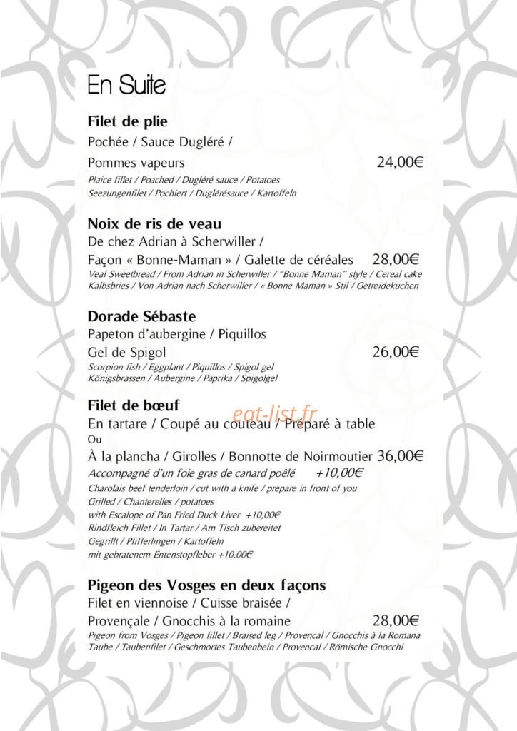 Autour de la Table — carte page 5