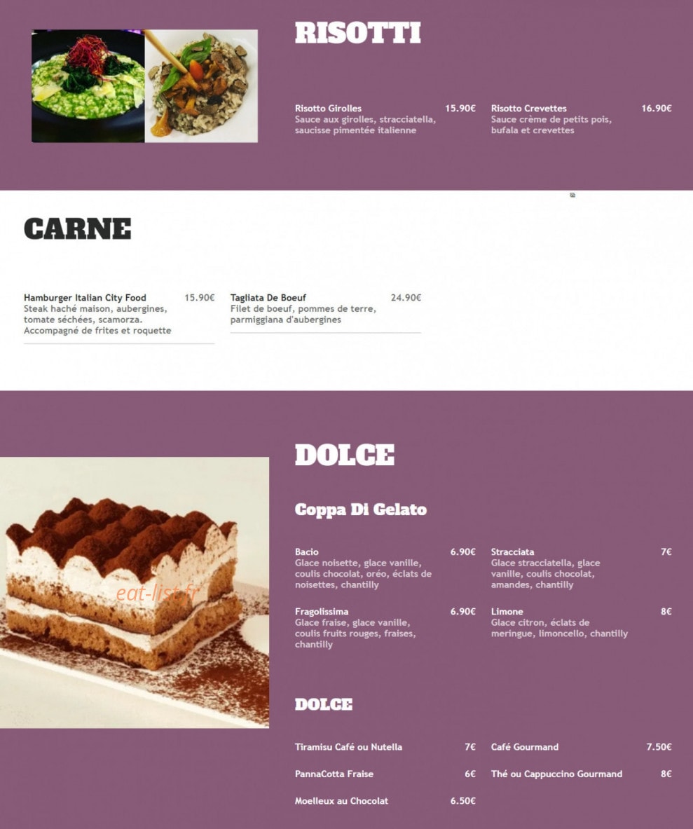 Bacio — carte page 4