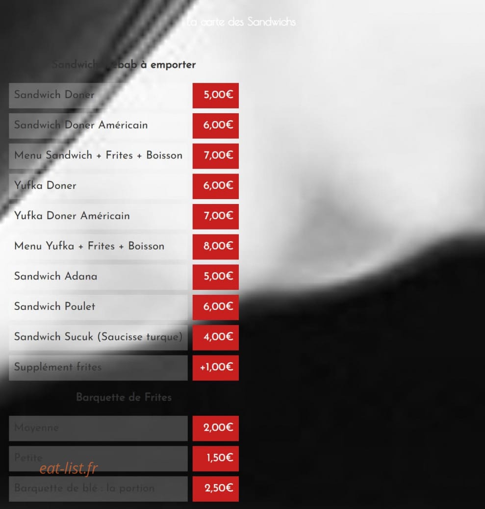 Restaurant Anka — carte page 4