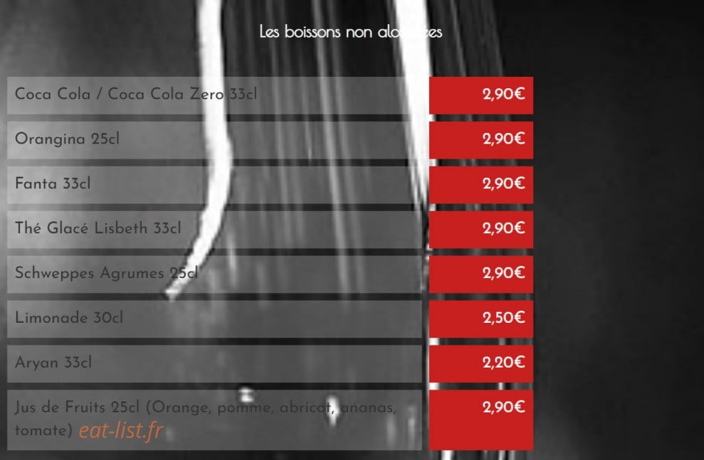 Restaurant Anka — carte page 9