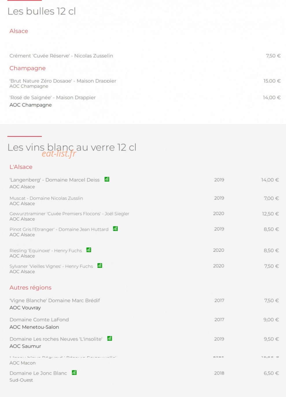 Aor, la table le goût et nous — carte page 5