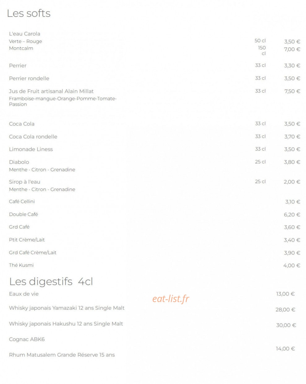 Aor, la table le goût et nous — carte page 3