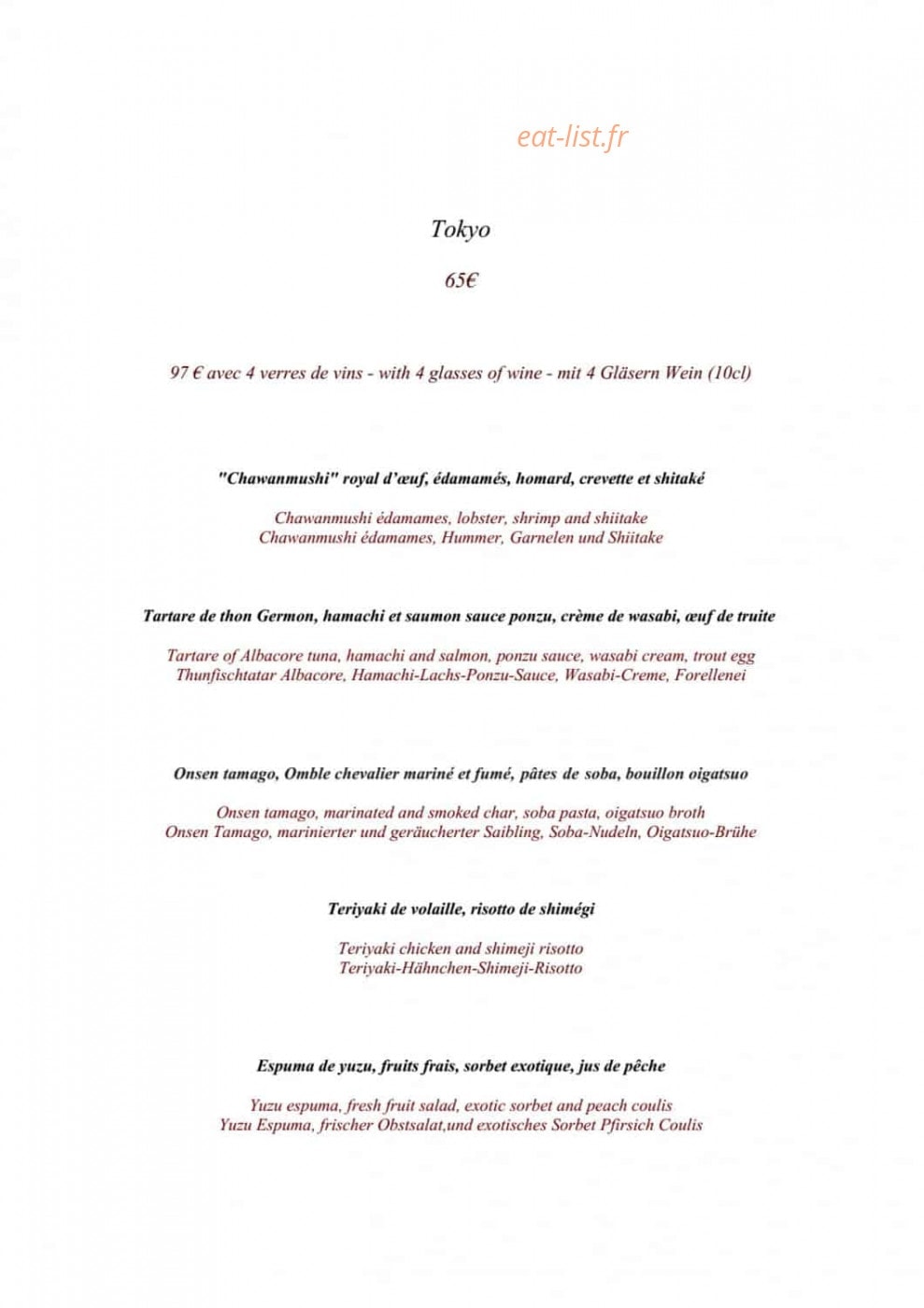 Au Trotthus — carte page 2