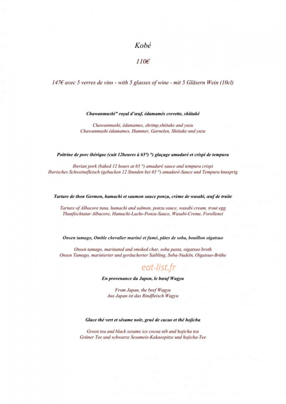 Au Trotthus — carte page 3