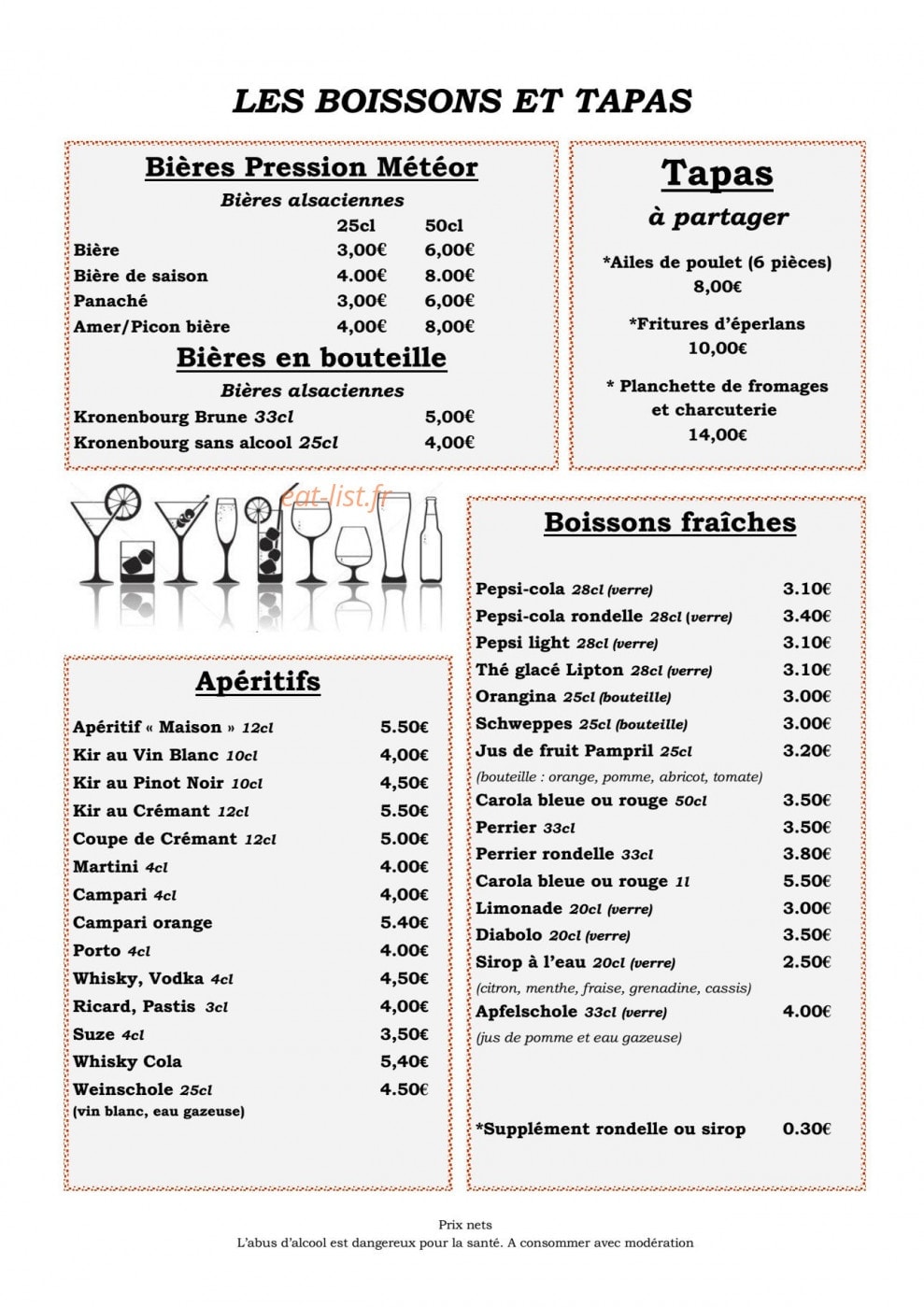 Le Relais — carte page 2
