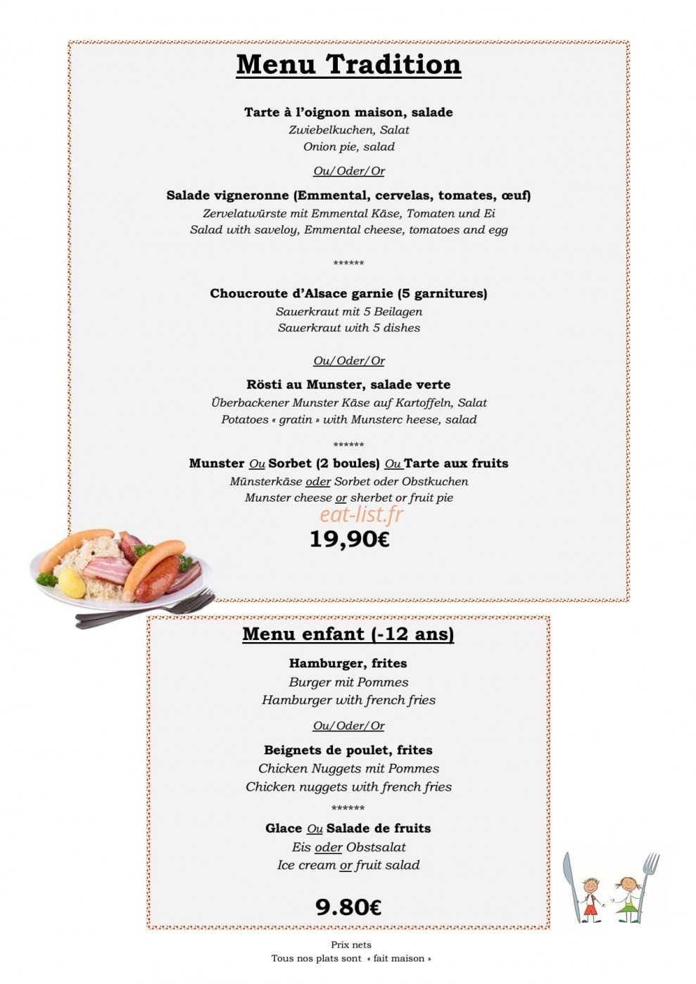 Le Relais — carte page 6