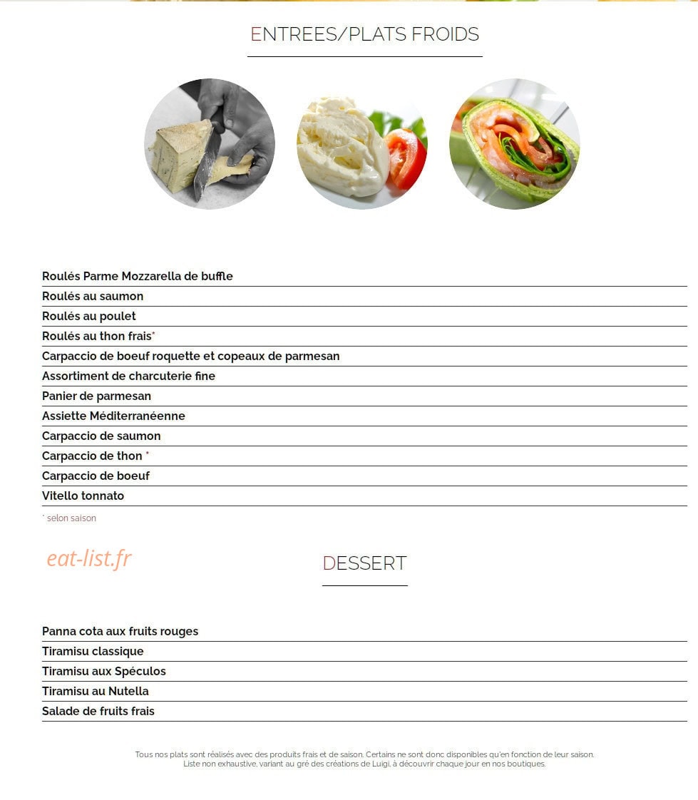 Da Luigi — carte page 2