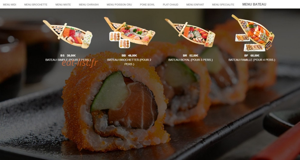 Sushi Mei — carte page 22