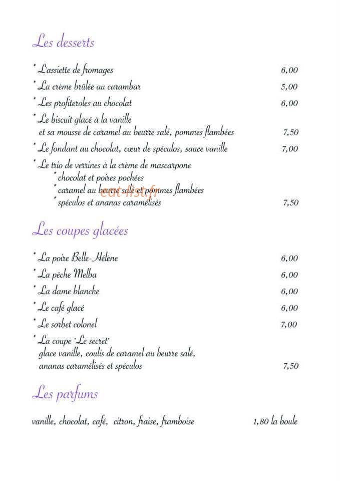 Le Secret — carte page 4