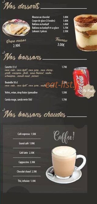 Resto Edo — carte page 3