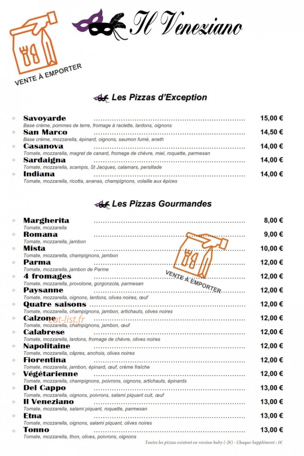 il veneziano — carte page 1