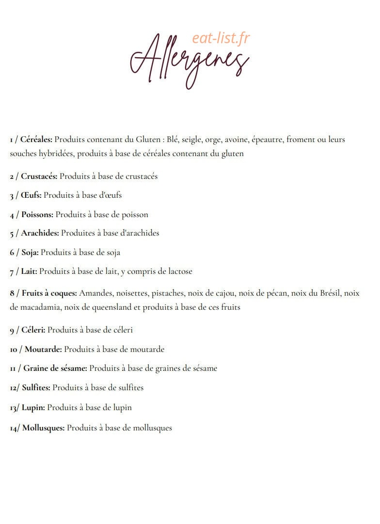Le Jardin des Violettes — carte page 7