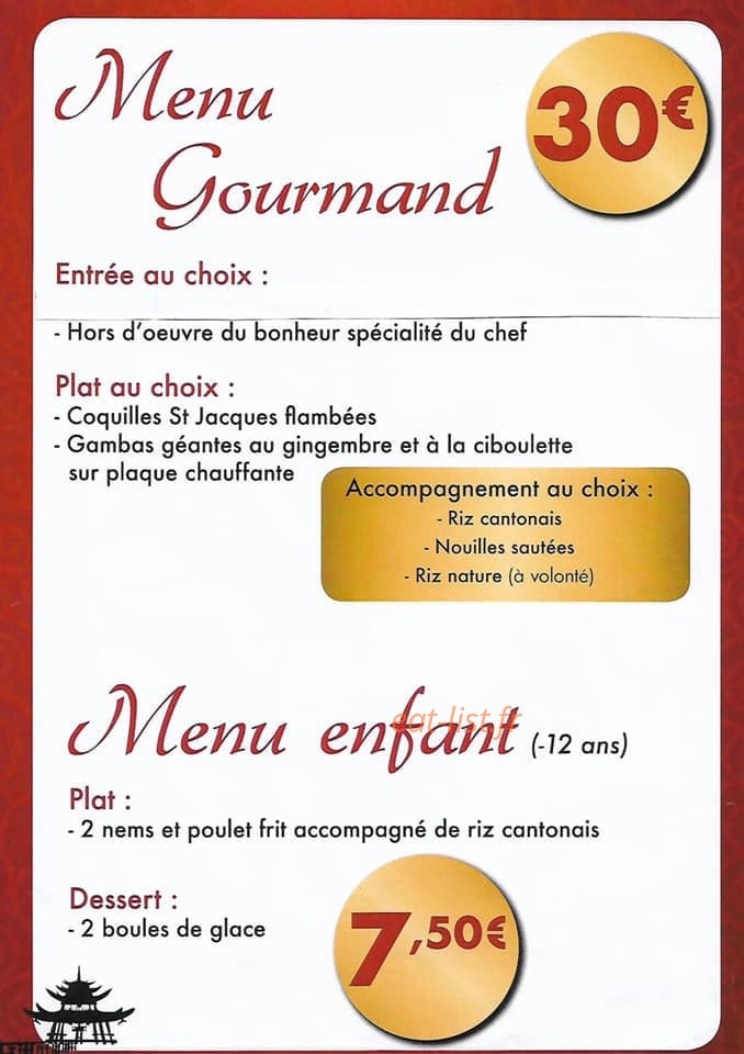 Les Clefs d'Or — carte page 10