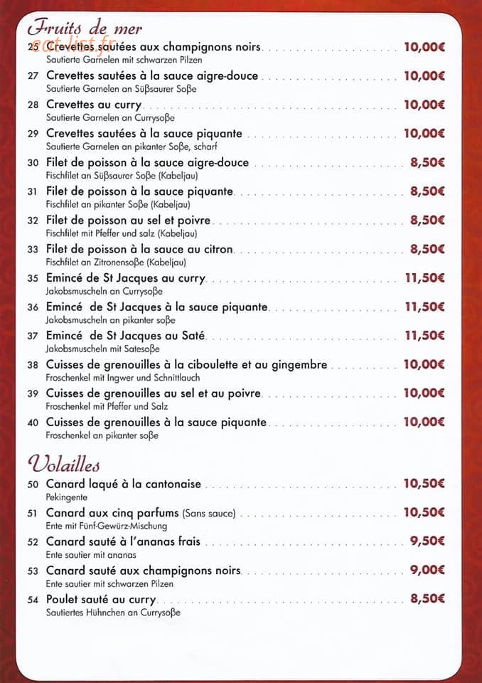 Les Clefs d'Or — carte page 4