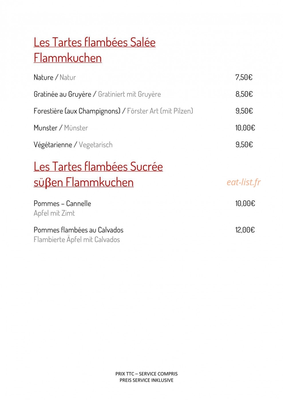 La Maison d'Alice — carte page 3