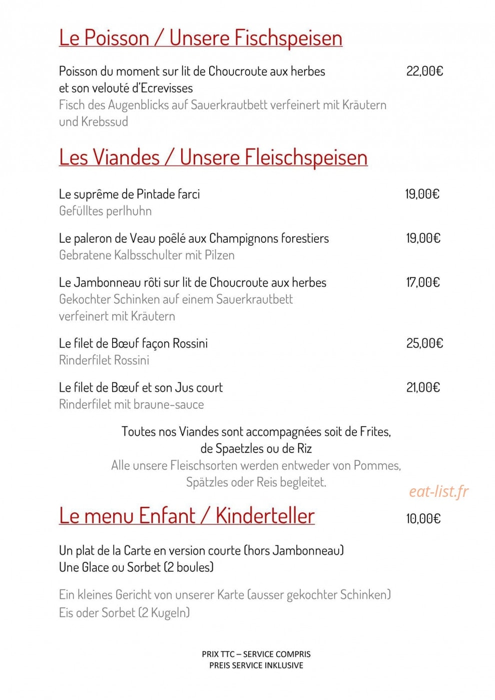 La Maison d'Alice — carte page 2