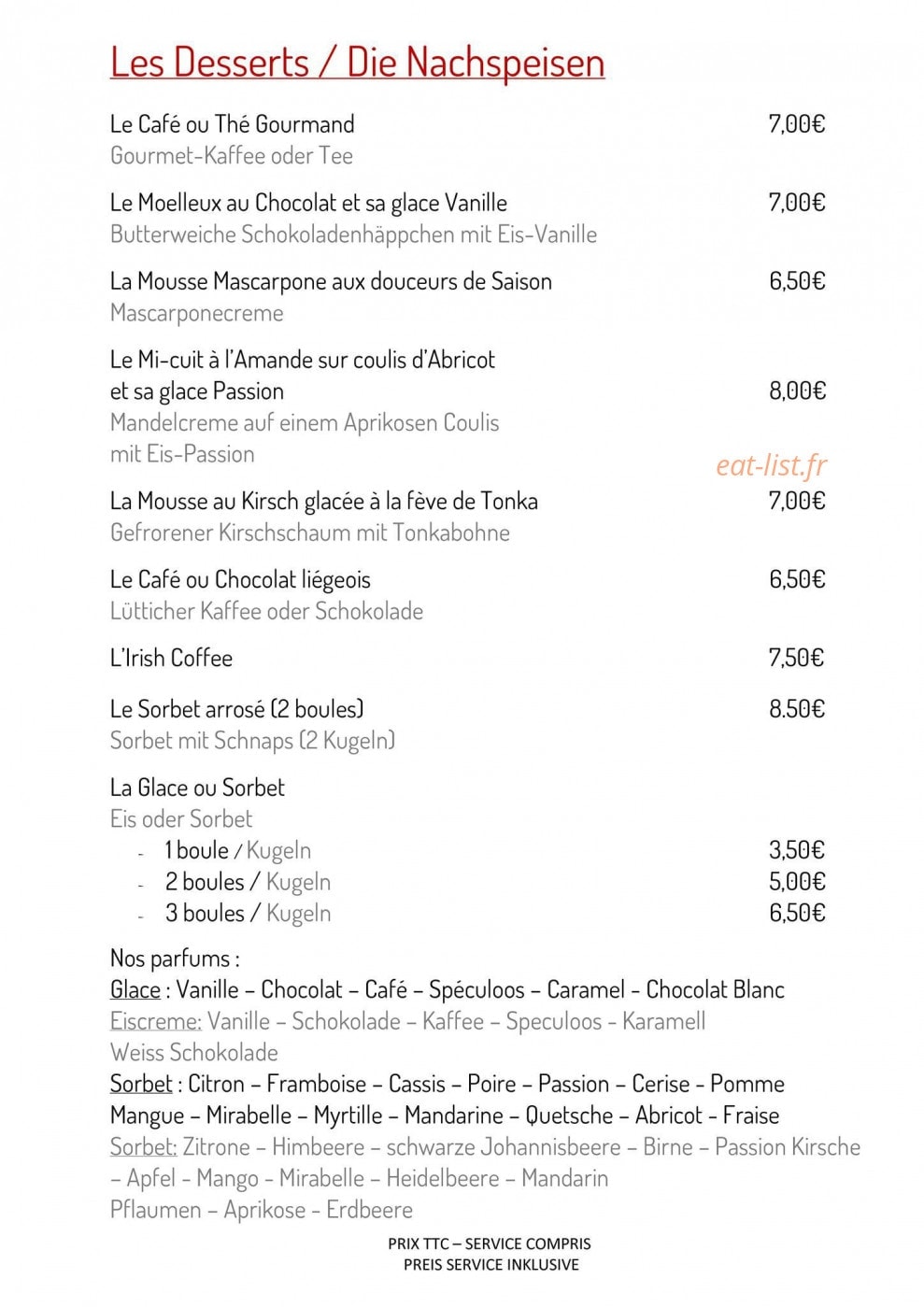 La Maison d'Alice — carte page 4