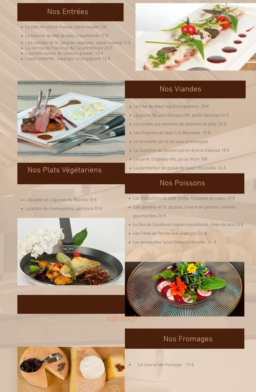 Les Clarines d'Argents — carte page 1