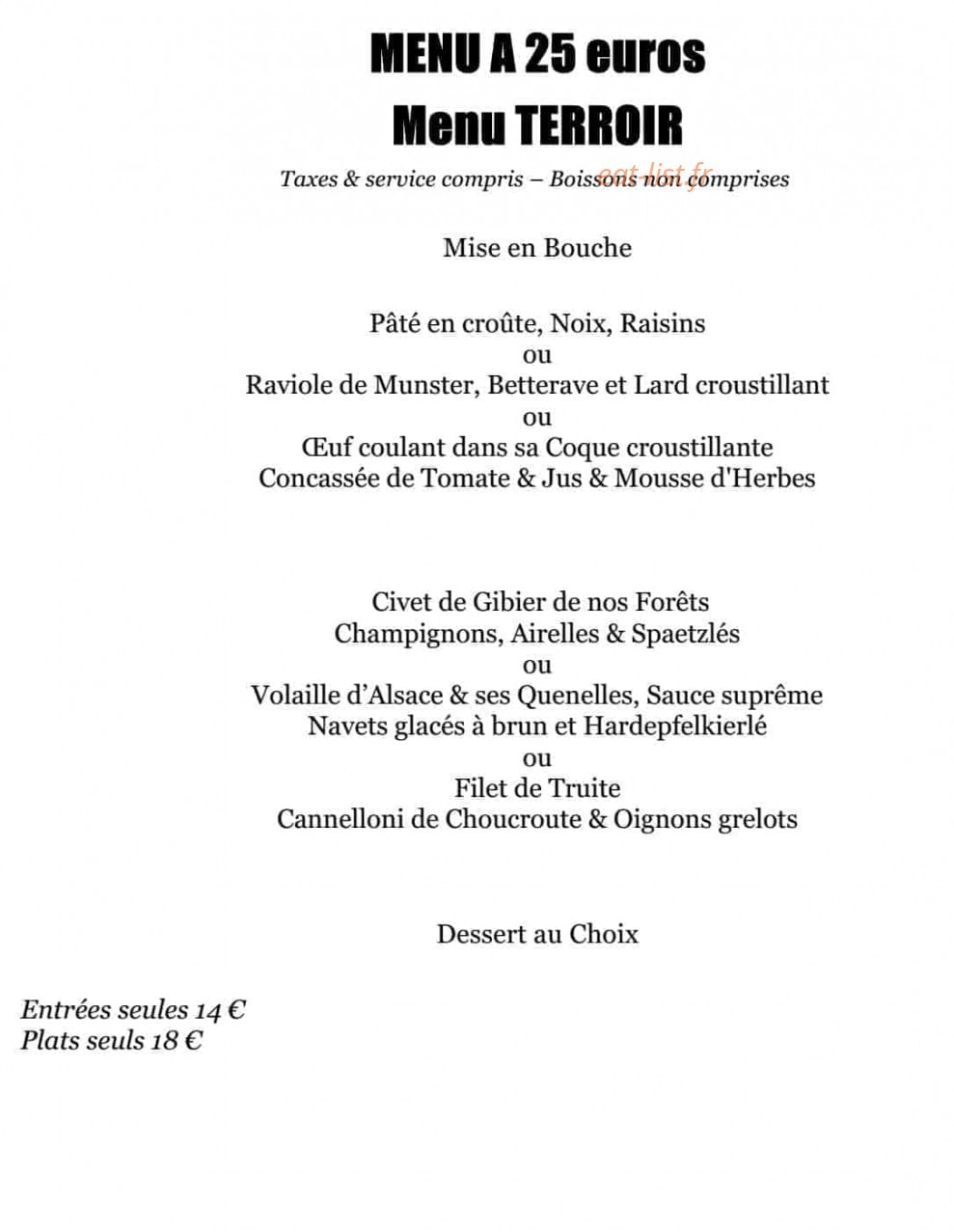 La Châtaigneraie — carte page 1