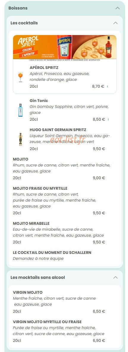 Le Schallern — carte page 1