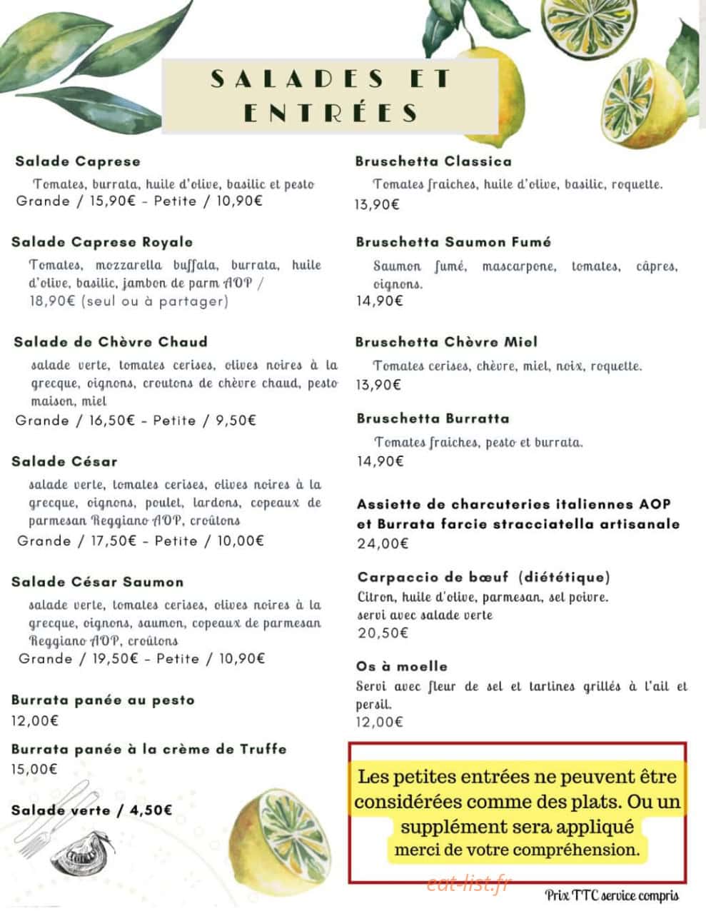 Sous un ciel d'Italie — carte page 3