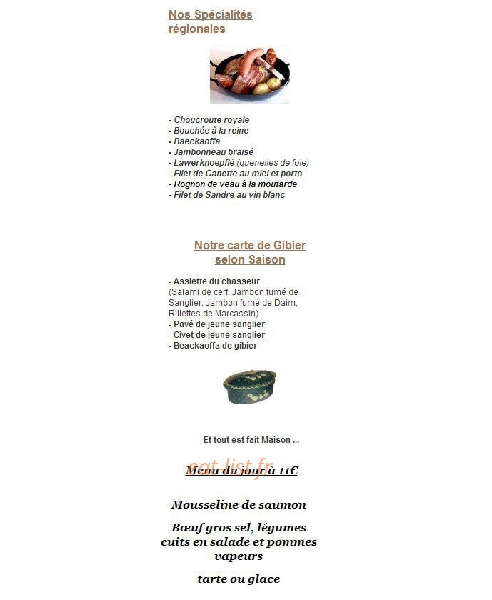 A La Ville de Nancy — carte page 1