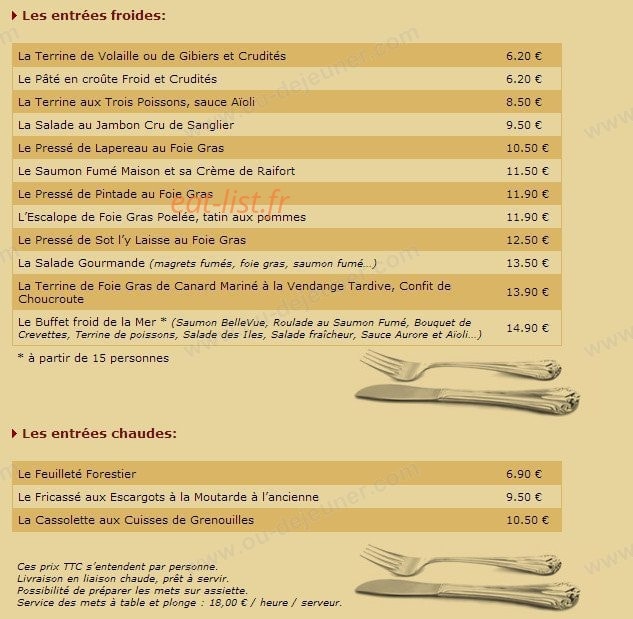 Le Coin du Meunier — carte page 6