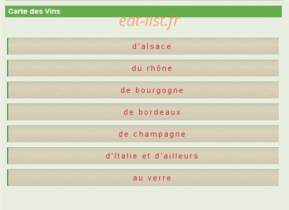 Restaurant pizzeria le Dagsbourg — carte page 4