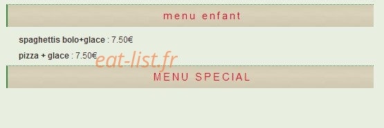 Restaurant pizzeria le Dagsbourg — carte page 3