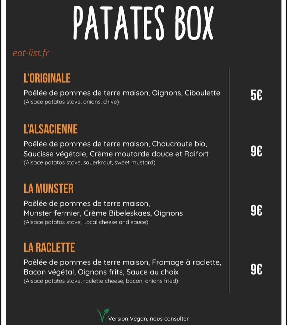 Tasty Veggies — carte page 3