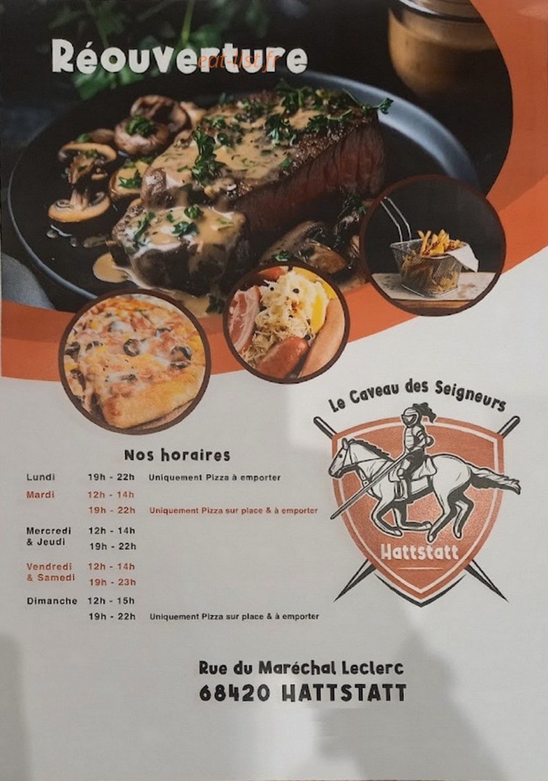 Le caveau des Seigneurs — carte page 1