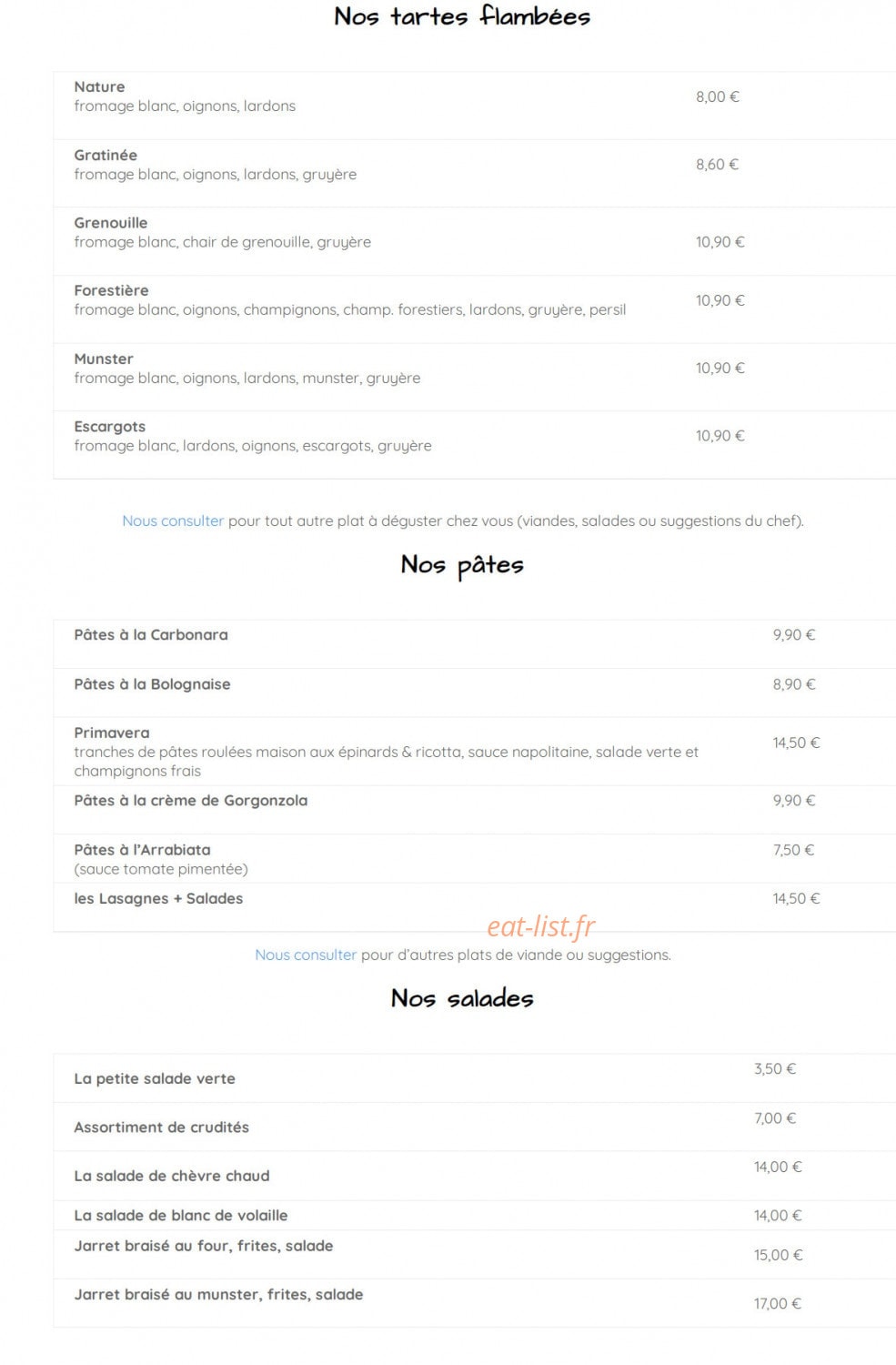 La Grenouille — carte page 5