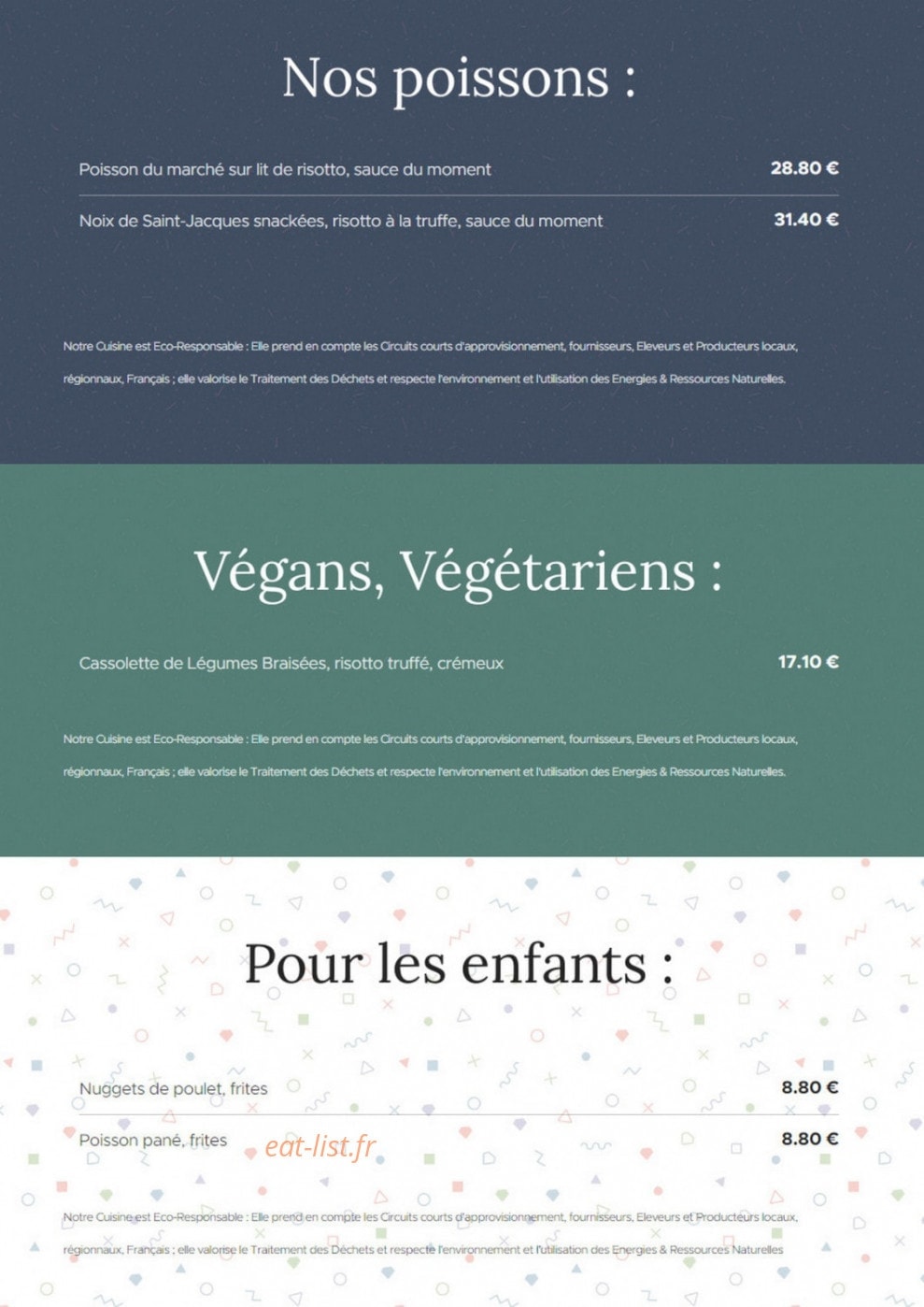 Le Tonneau — carte page 3