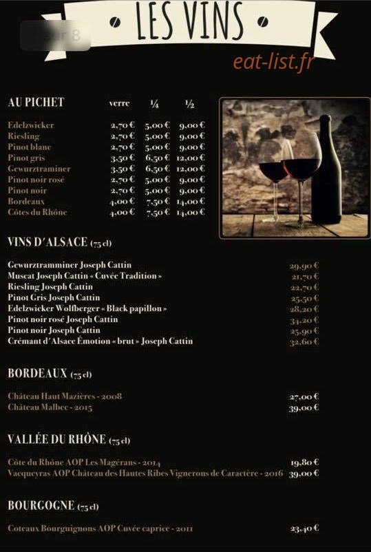 Brasserie De Lutterbach — carte page 7
