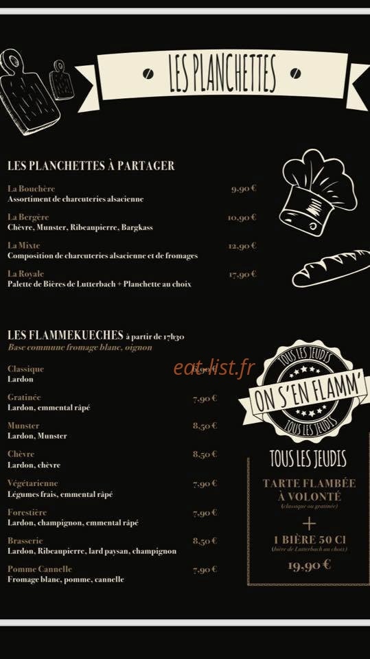 Brasserie De Lutterbach — carte page 4
