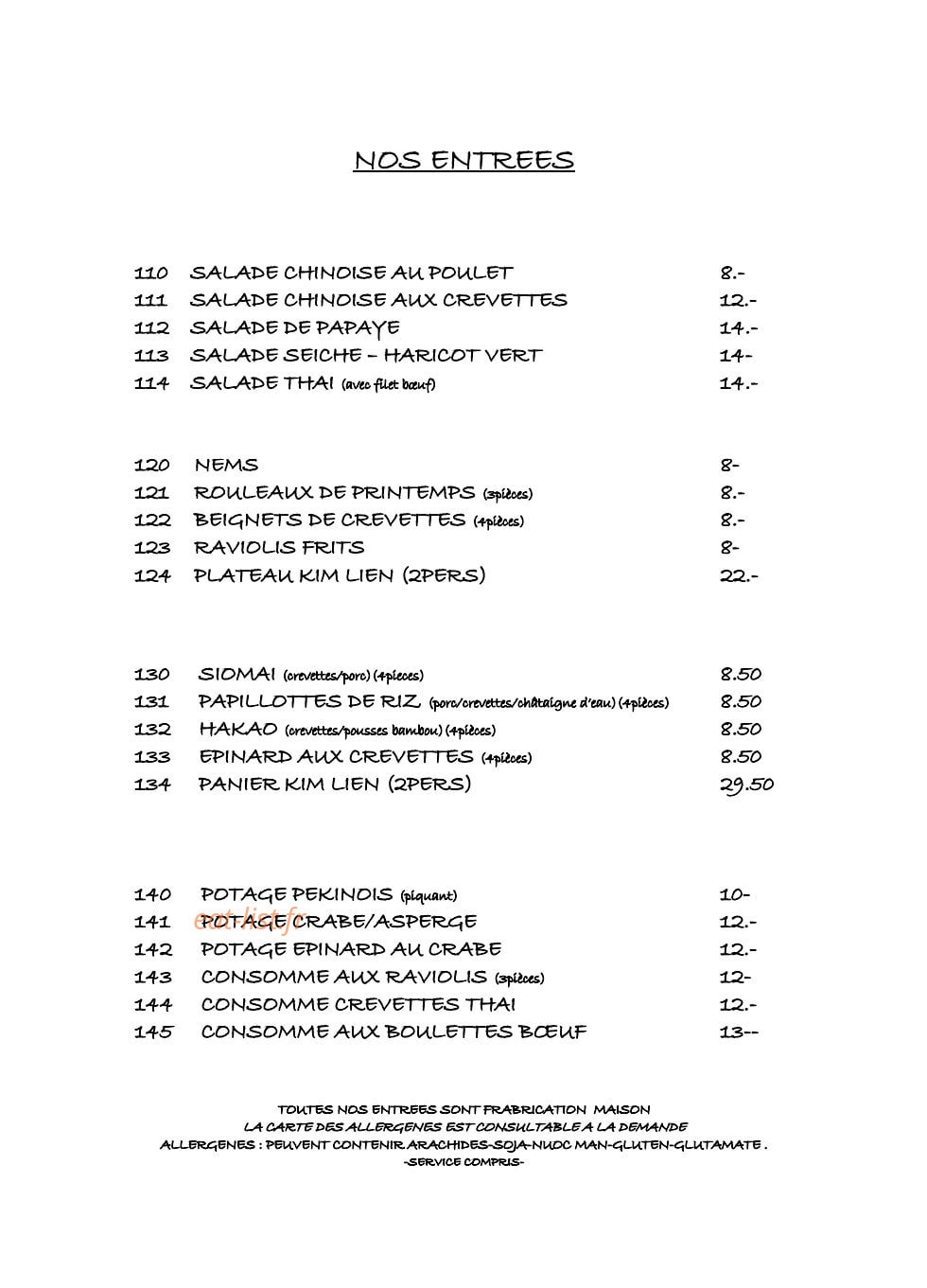 Kim Lien — carte page 1