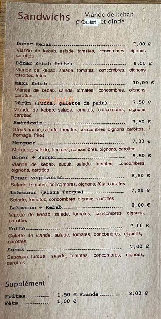 Luna pizza — carte page 2