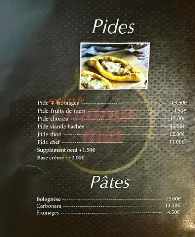 Mama'mia — carte page 1