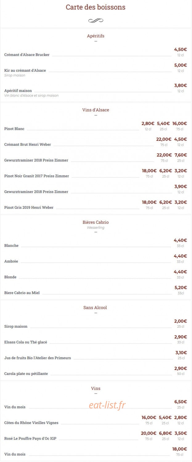 Le P'tit Fermier — carte page 2