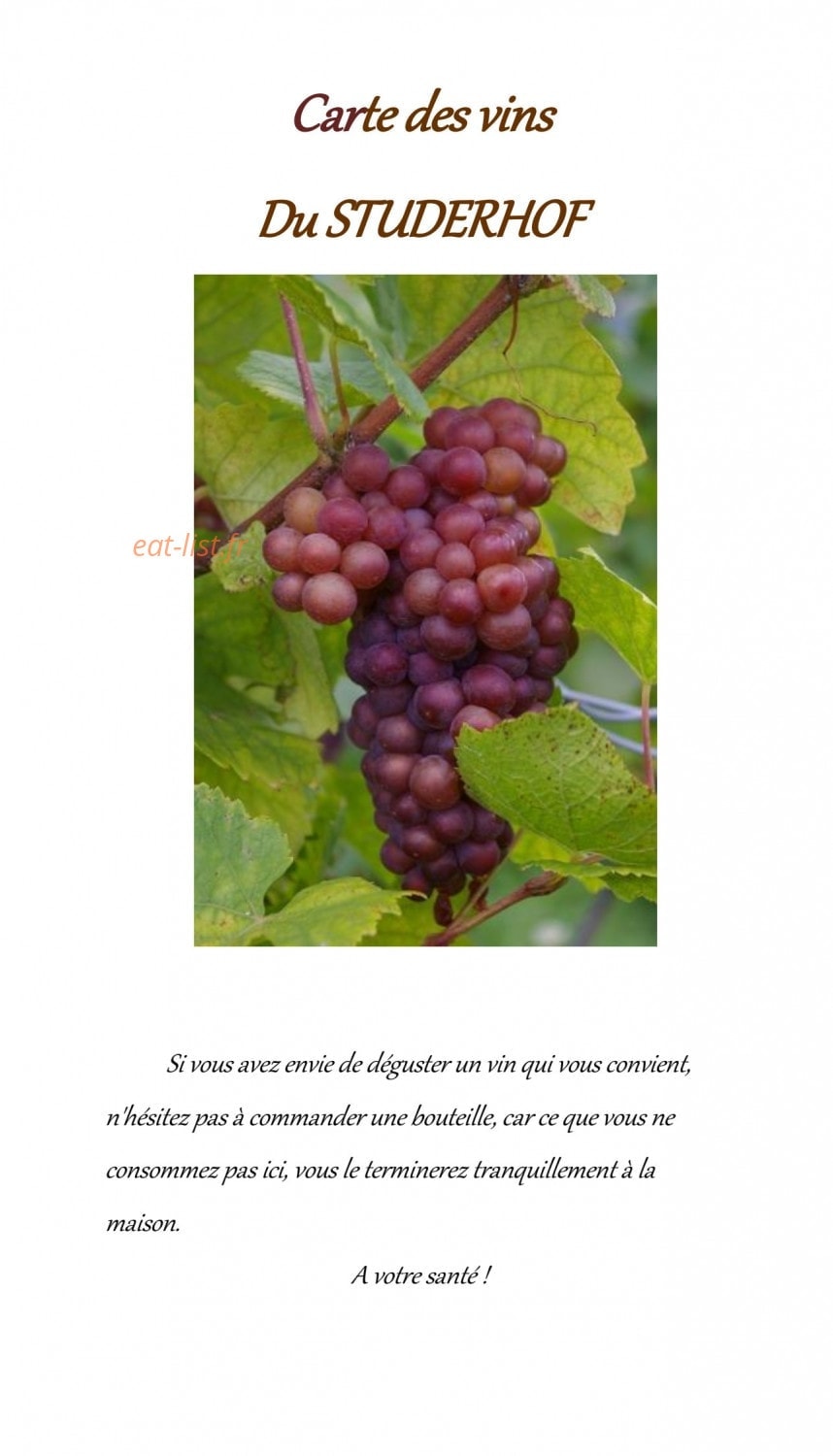 Studerhof — carte page 7
