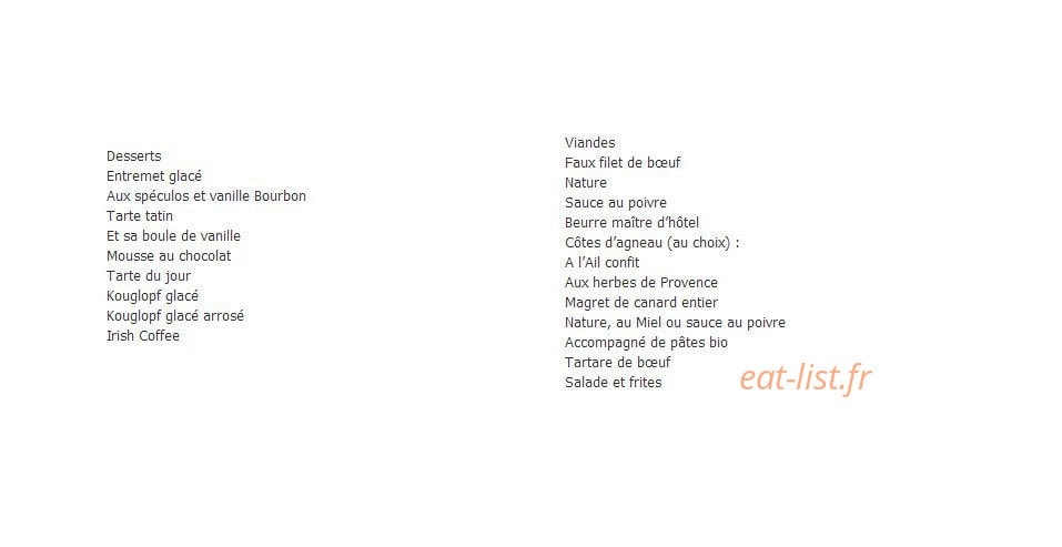 Caveau Saint Bernard — carte page 3