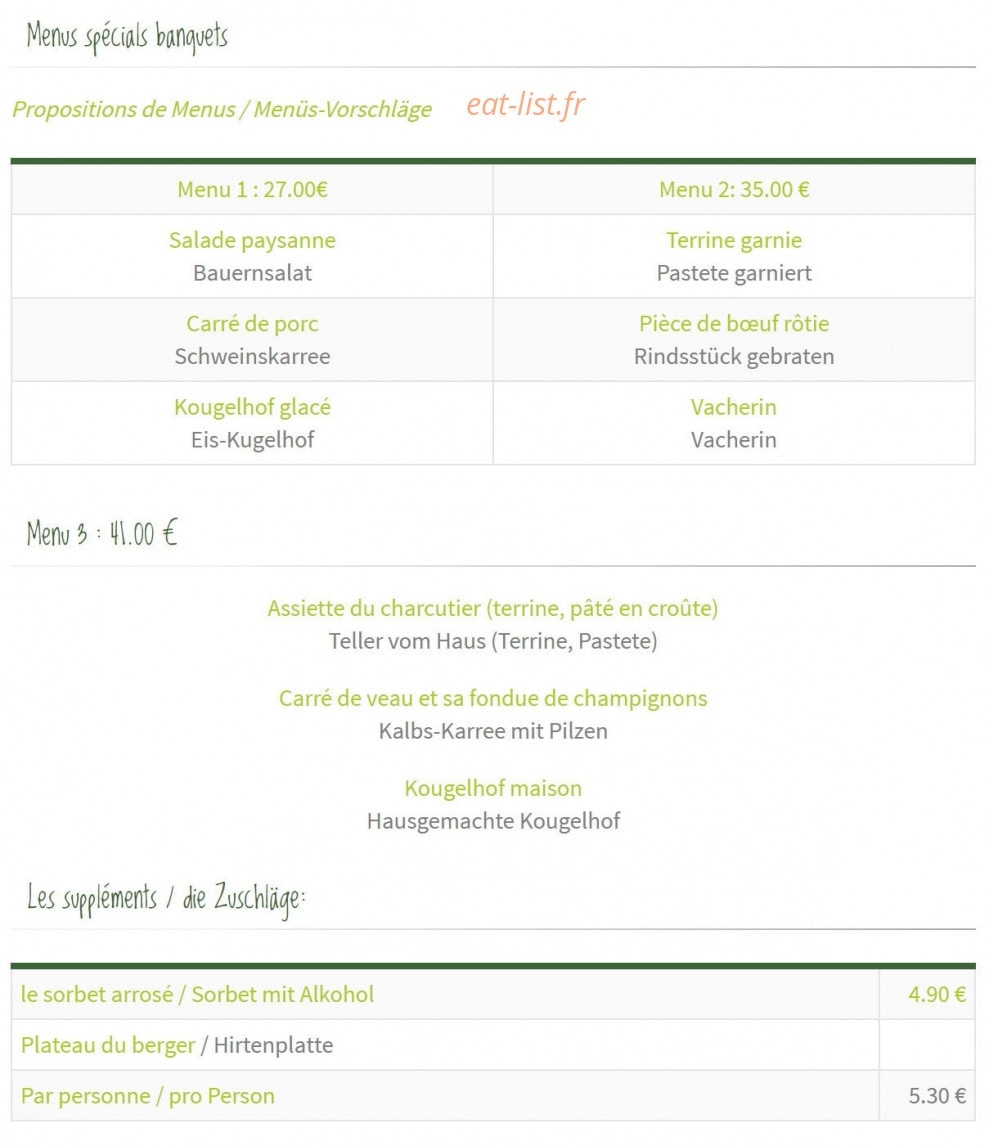 Restaurant Cesarhof — carte page 6